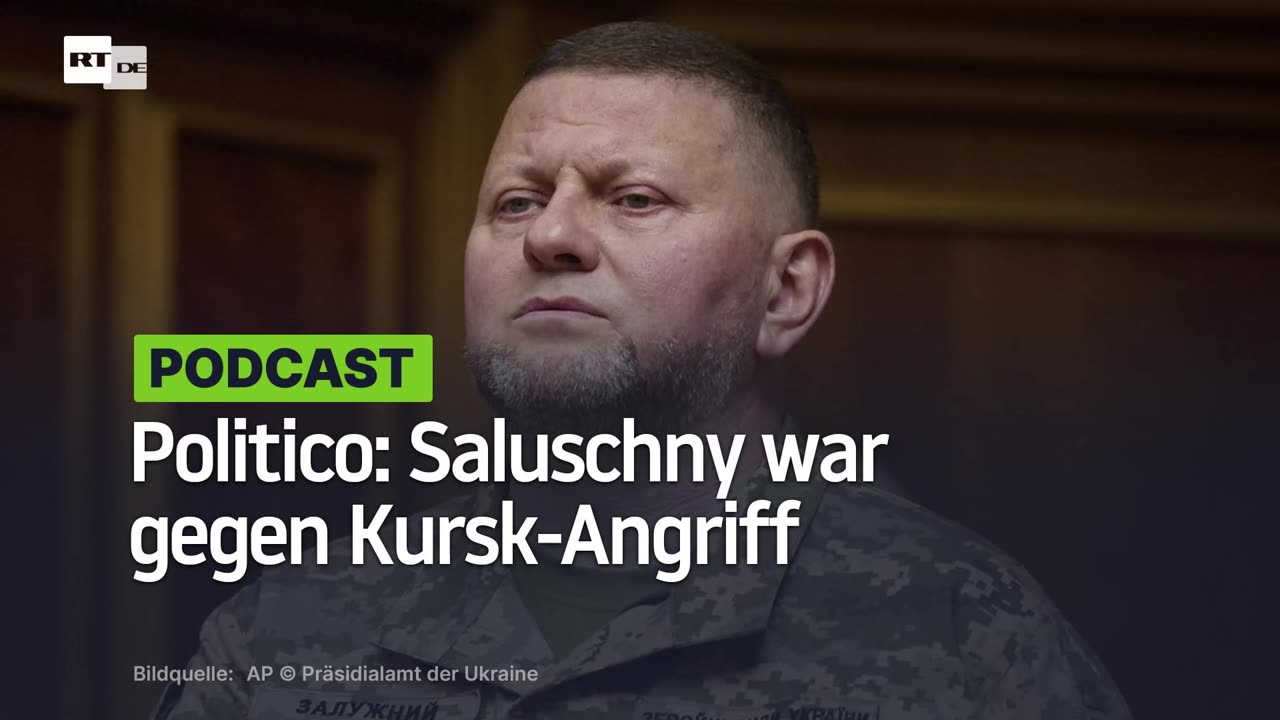 Politico: Saluschny war gegen Kursk-Angriff