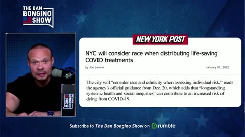 Bongino on Covid Medical Tyranny