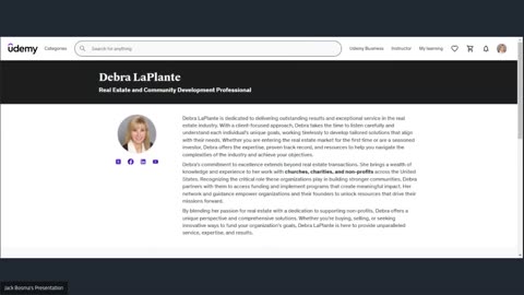 Debra LaPlante: Real Estate and Community Development Professional