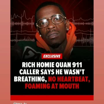 The tragic news of rich homie Quan passing away due to drugs 9/5/24🙏🕊🕯