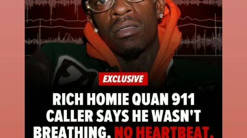 The tragic news of rich homie Quan passing away due to drugs 9/5/24🙏🕊🕯