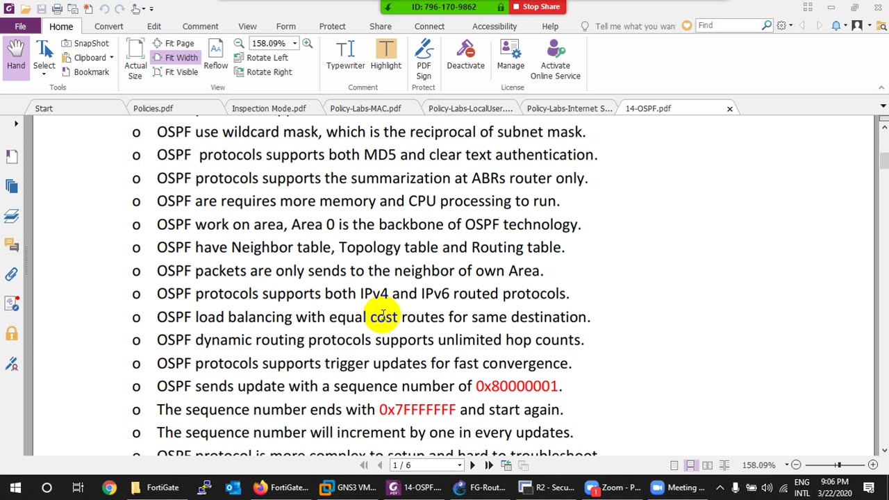 Fortinet Firewall Lecture 14_ OSPF Configuration Fortigate