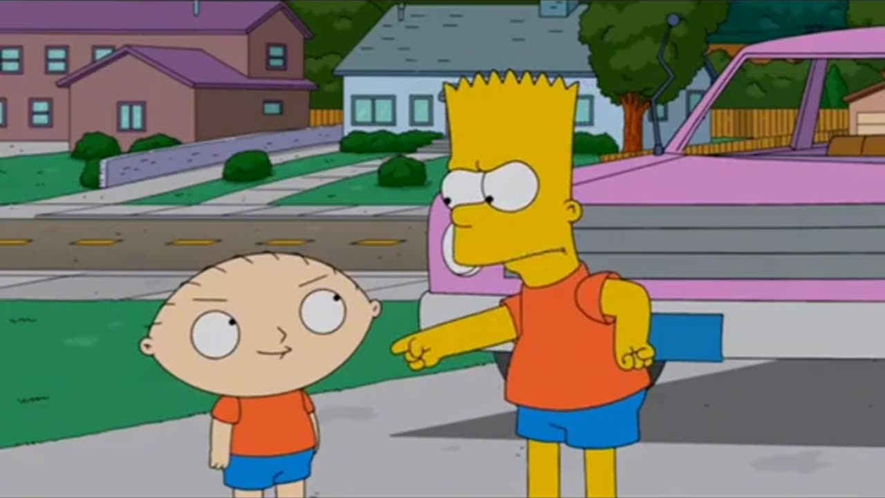 Bart Simpson is Stewie Griffin