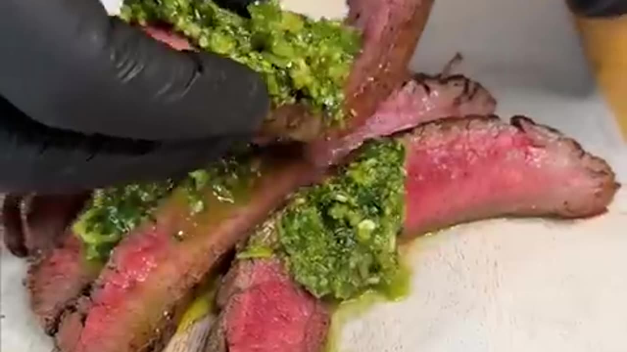 Ya Don't Know Until Ya Dan-O: Flank Steak with Chimichurri Sauce