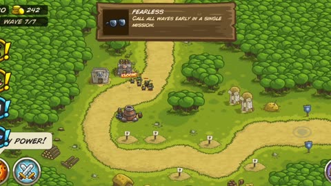 Kingdom rush game play level 1