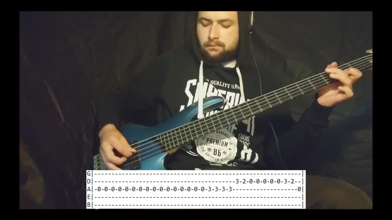 The Sisters of Mercy - Lucretia My Reflection Bass Cover (Tabs)