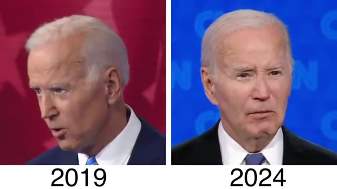 This is Joe Biden ‘19 and ‘24. Until the debate the media tried to deny this.