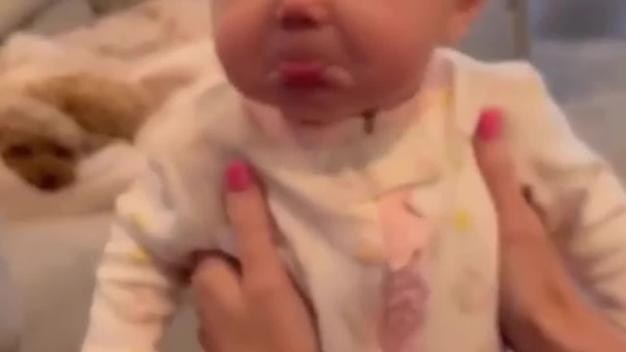 this baby is so sensitive