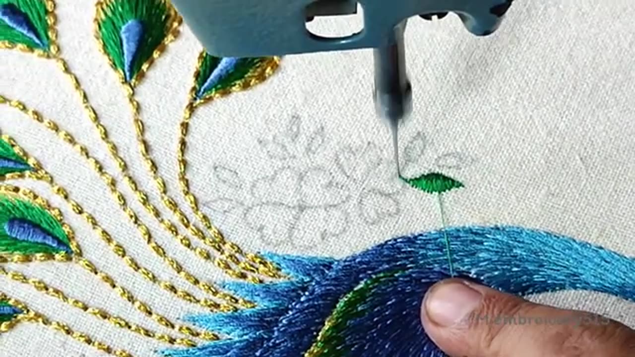 How to machinima diva embroidery work beautiful didn't pick up