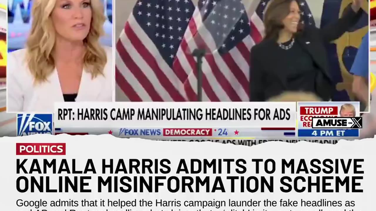 BUSTED: The Kamala Harris campaign admits it conducted a massive online misinformation scheme with the help of Google.