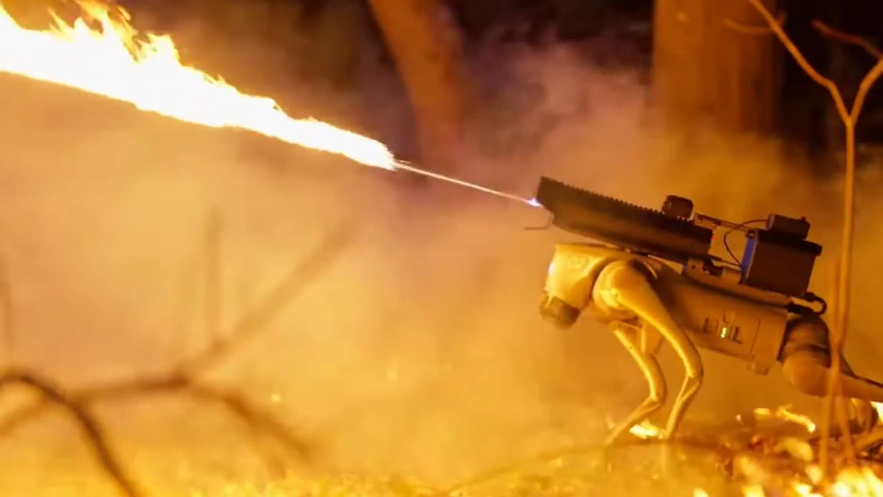 Meet Thermonator: The Flame Throwing #Robot