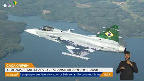 aeronaves militares fazem primeiro voo no Brasil