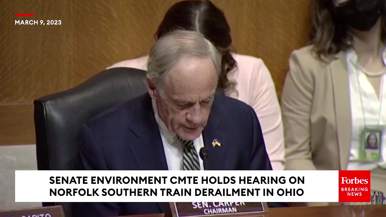 Tom Carper Demands Congress Act To Prevent Future Disasters Like East Palestine Train Derailment