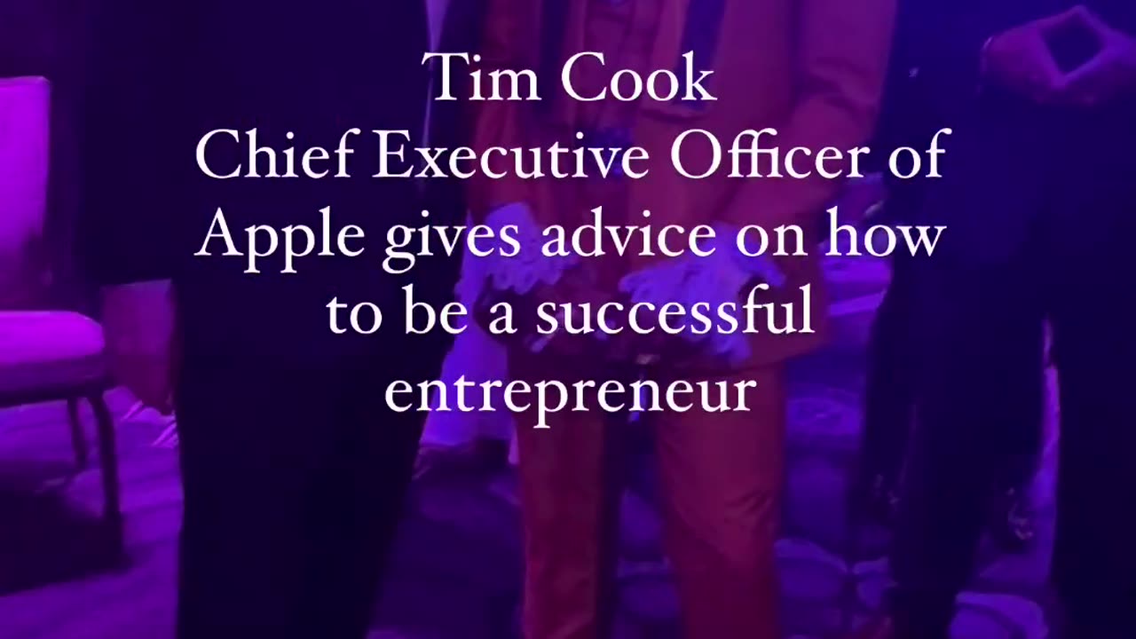 Apple CEO Tim Cook Gives Advice To Legend Already Made / Black Willy Wonka At The Grammys