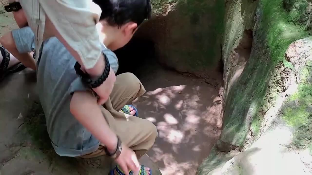 Tracing Vietcong Guerrillas in Vietnam's Cu Chi Tunnels