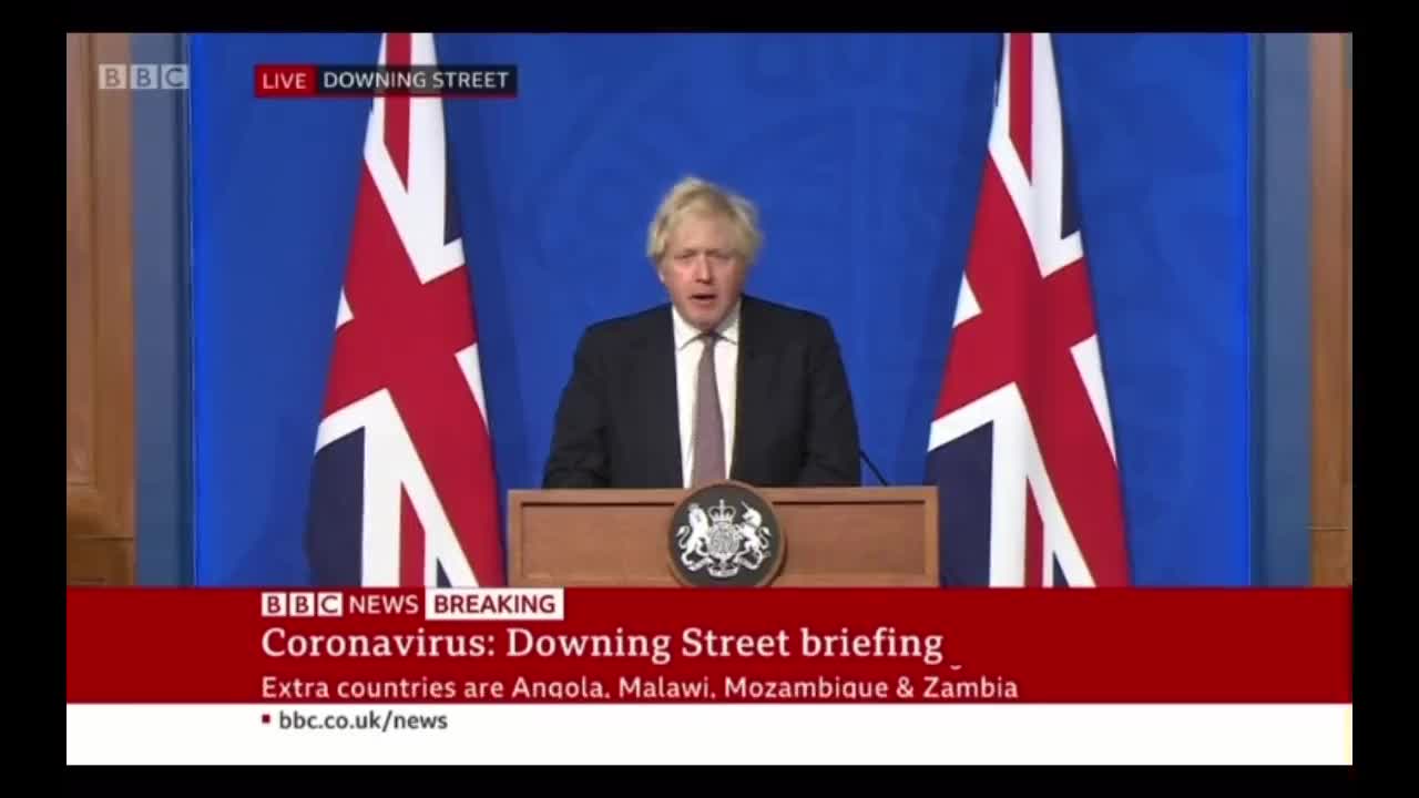 UK: Probably Boris providing the excuse for why the vaccinated are dying!