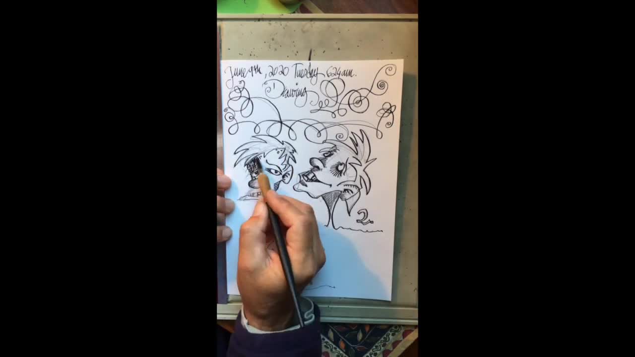How to-Drawing with pencil and Ink: June 08, 2020