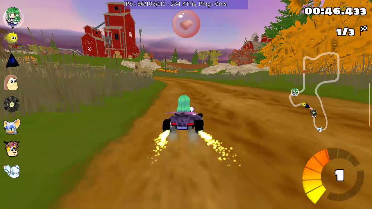 SuperTuxKart But Is Sanae Kochiya From Touhou