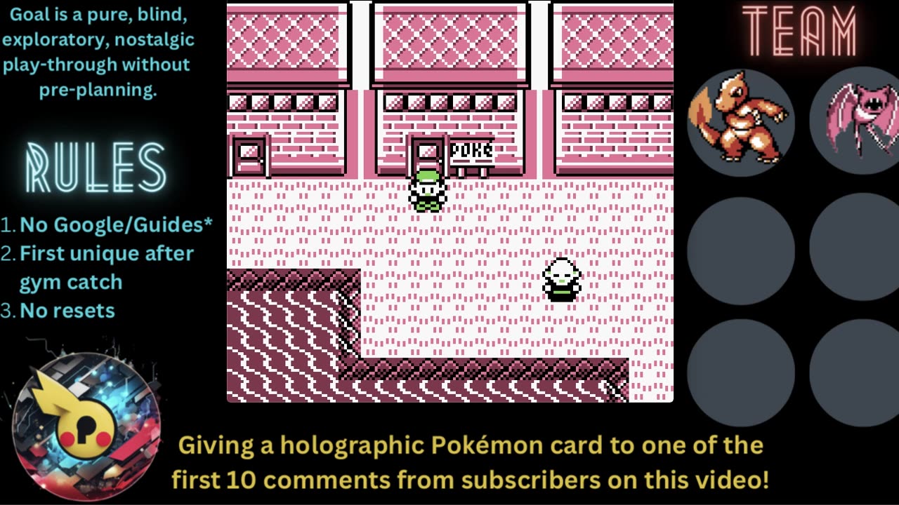 DID I BREAK MY OWN RULES?! Pokémon Red Playthrough Episode 1.8