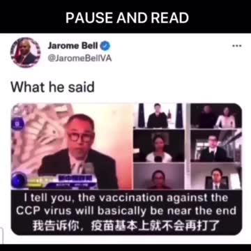 CCP's poisoned injections scam