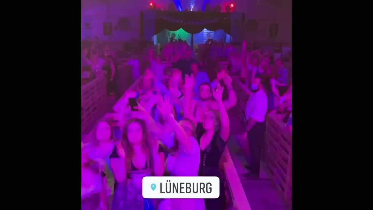 LOL Partying in Lueneburg Germany! Like sheep