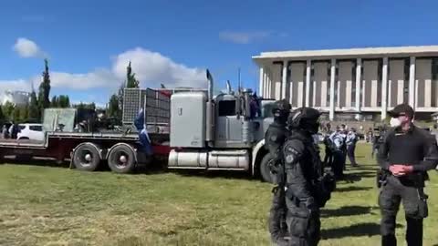 Canada here is a look at your future: Canberra Australia Feb 3rd Raided by Police