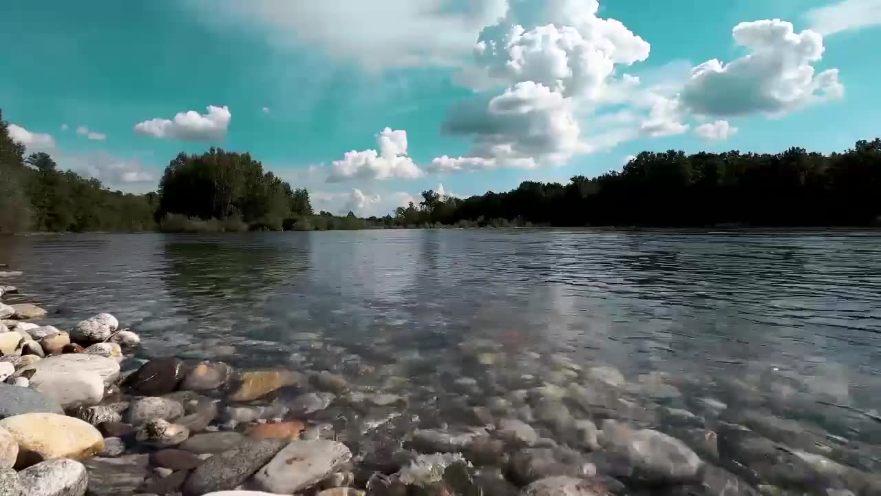A Spring Afternoon By The River - 1 hour