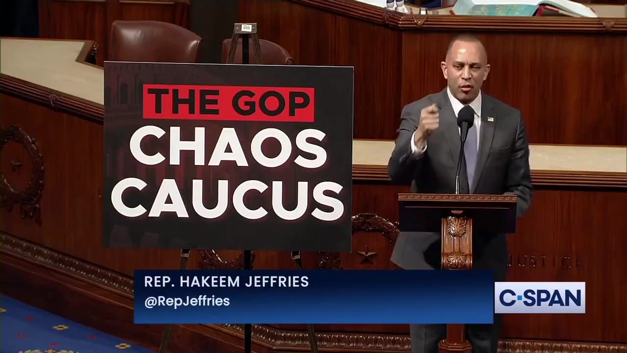 Hakeem Jeffries Puts On His Tinfoil Hat To Explain Mayorkas Impeachment