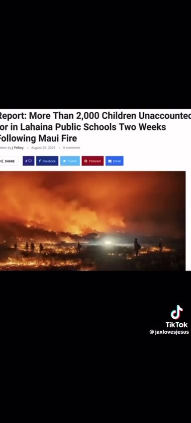More Than 2,000 Children Unaccounted or in Lahaina Public Schools Two Weeks Following Maui Fire