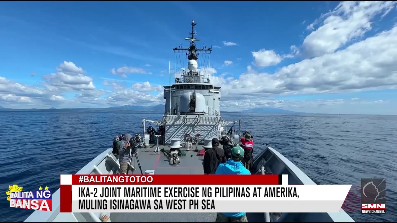 Ika-2 joint maritime exercise ng Pilipinas at Amerika, muling isinagawa sa West PH Sea