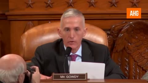 Trey Gowdy and James Comey