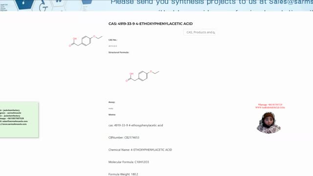 cas: 4919-33-9 4-ethoxyphenylacetic acid