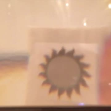 Atmospheric magnification hides the sun getting smaller