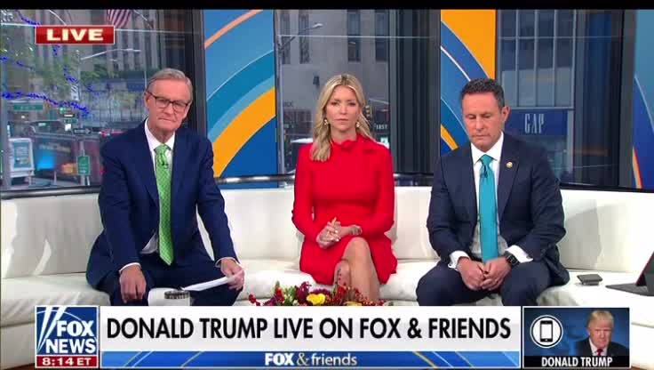 President Donald J Trump- full interview on Fox & Friends.