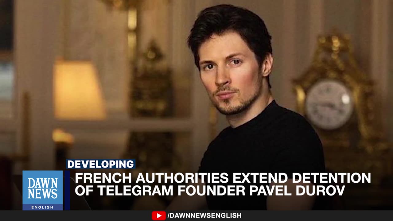 French Authorities Extend Detention of Telegram Founder Pavel Durov _ Dawn News English