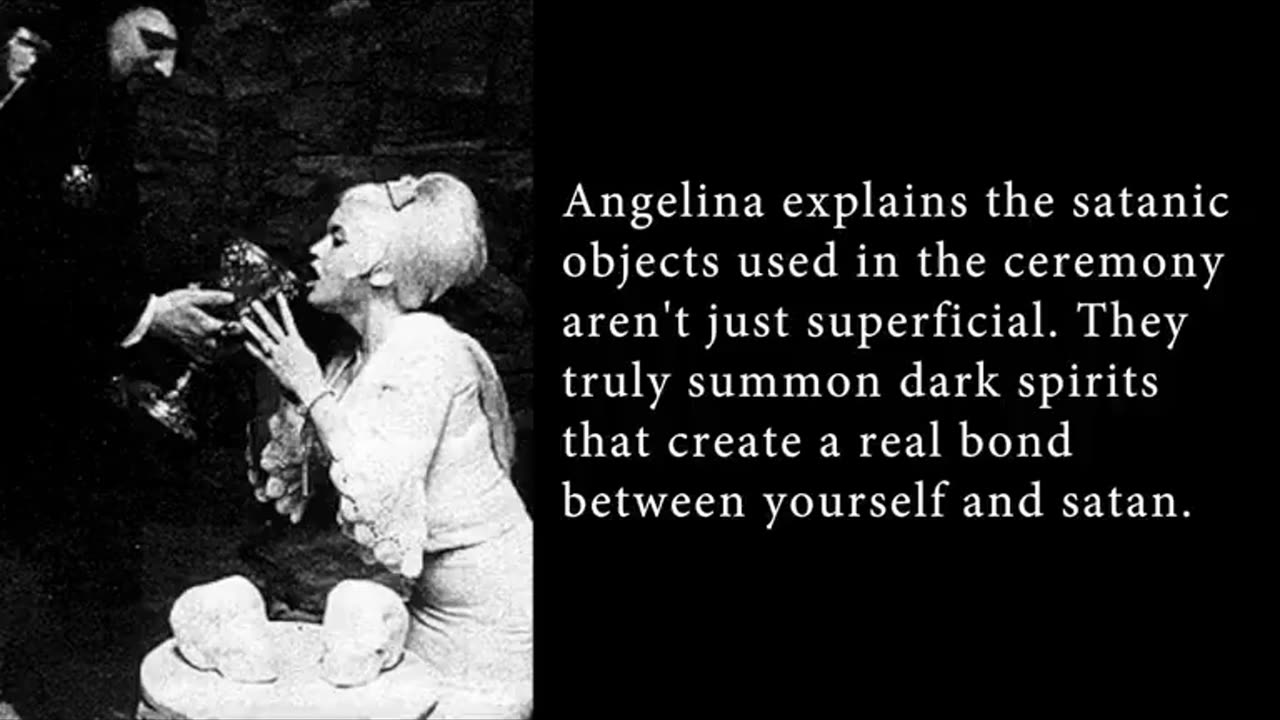 IN 1999, ANGELINA JOLIE DESCRIBES THE RITUAL SHE PERFORMED EARLIER THAT YEAR TO JOIN THE ILLUMINATI.