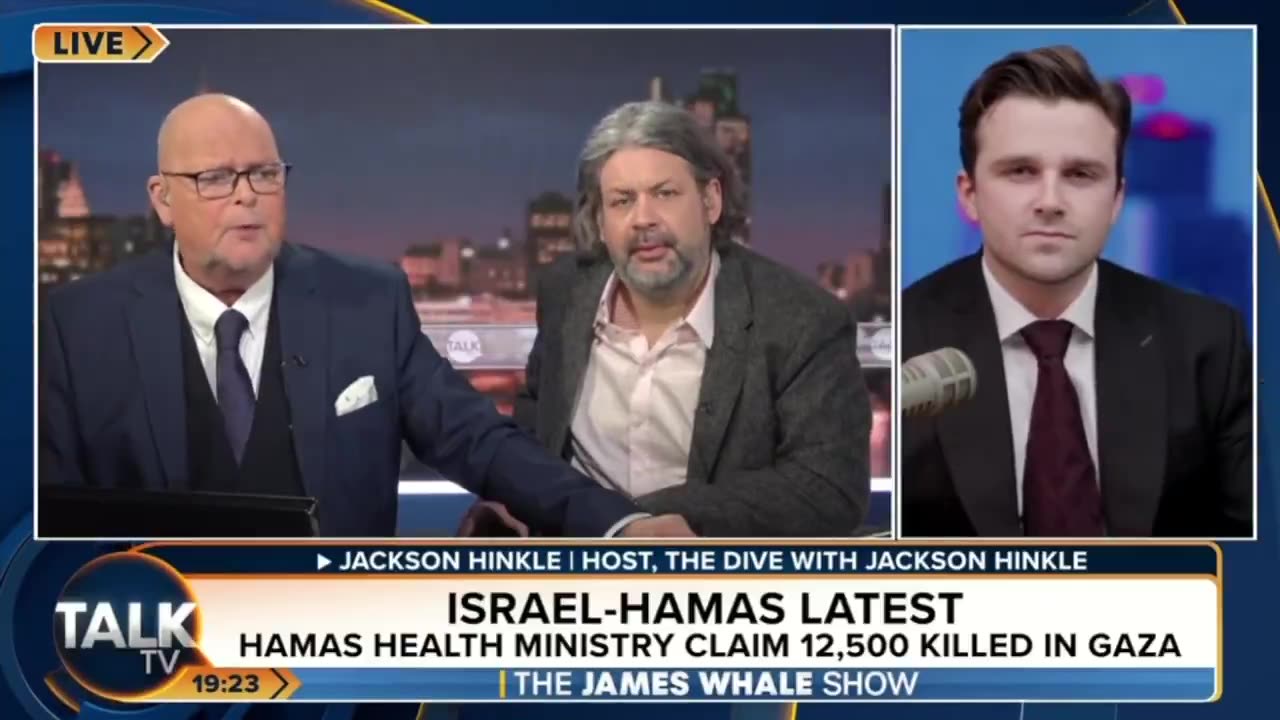 HINKLE 🚨🇮🇱 MY FULL HEATED DEBATE with ZIONISTS on TalkTV's "James Whale Unleashed."