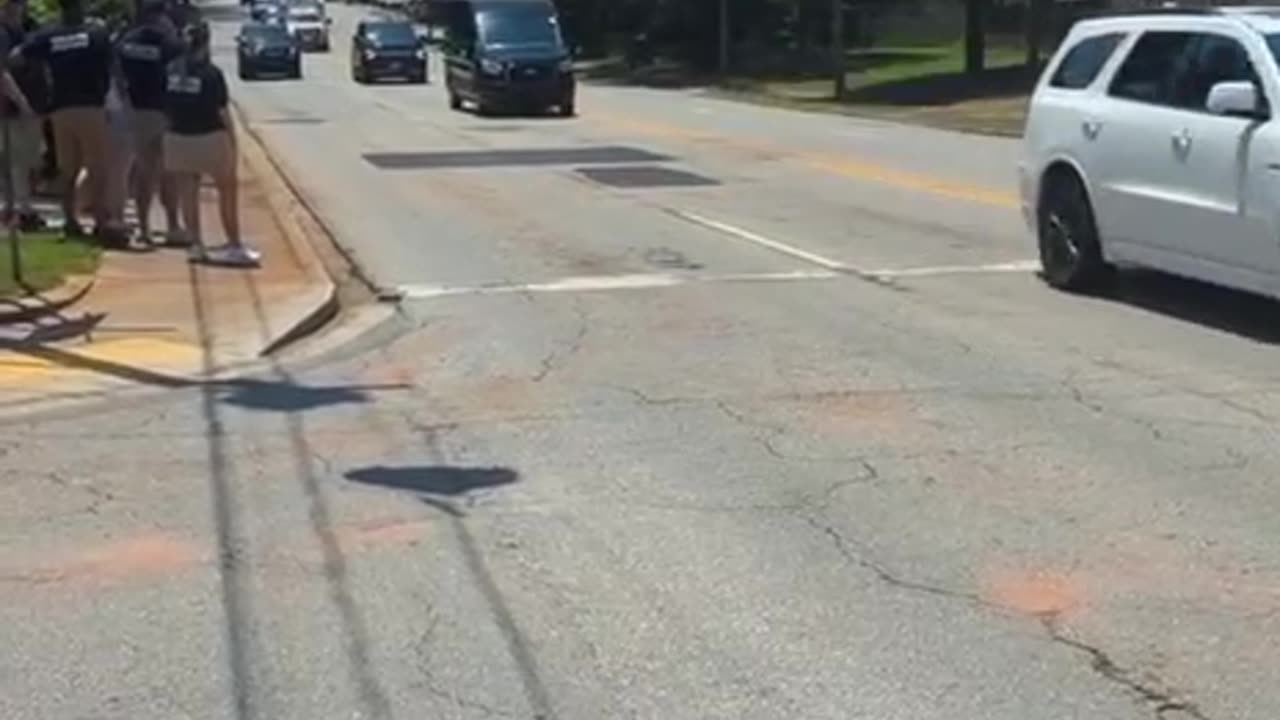 PRESIDENT TRUMP | MOTORCADE ARRIVAL IN PICKENS SC