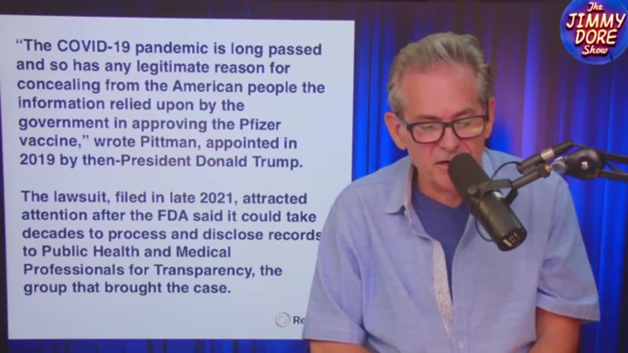 JUDGE FORCES FDA TO RELEASE ALL PFIZER VAXX DATA! (The Jimmy Dore Show | 2024-12-12)