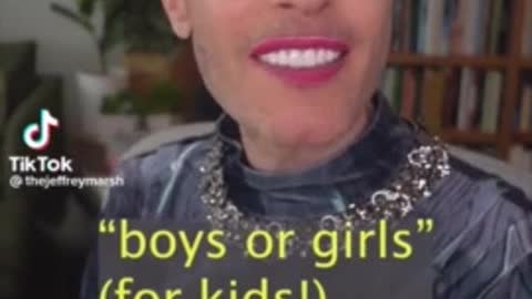 Tranny TikTok Groomer Spews Anti-Science Rhetoric In Attempt To Mess Up Kids Minds