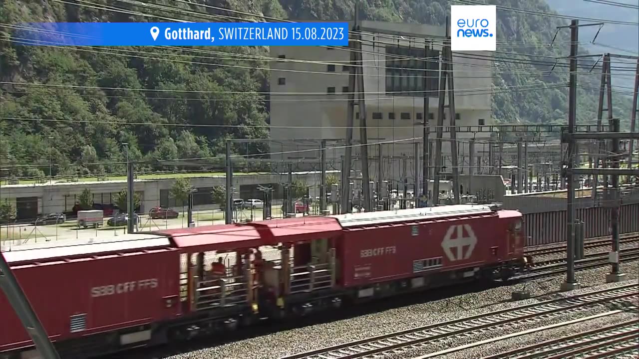 Gotthard rail tunnel linking Switzerland and Italy reopens on Monday year after crash