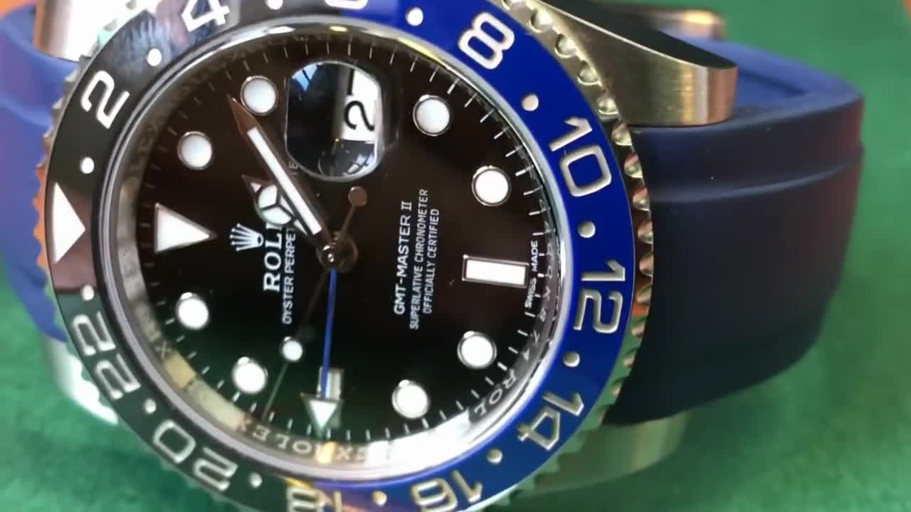 Luxury Rubber Straps for your Rolex Wrist Watch - Everest Rubber Straps