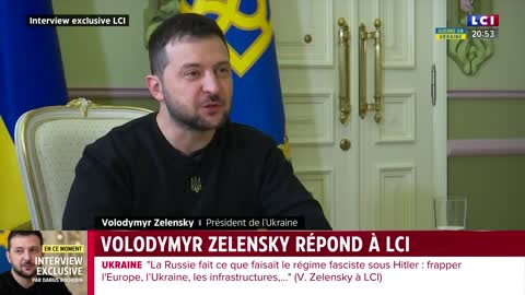 Q07/29 Zelensky interviewed by Rochebin 16/12/2022