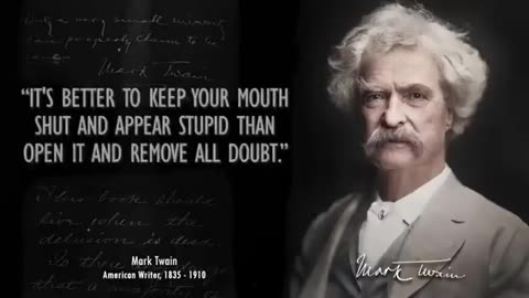 Mark Twain | Life Lessons to Learn in Youth and Avoid Regrets in Old Age