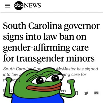 South Carolina Banned Child Sterilization and Mutilation aka “Gender Affirming Care!”