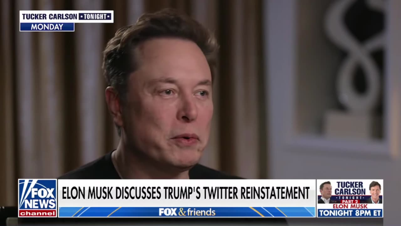 Elon Musk Tells Tucker About Trump Being Allowed On Twitter & Who He Voted For In 2020