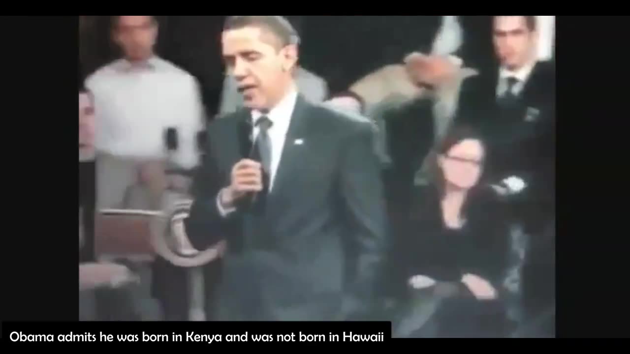 OBAMA - Claims he was born in Kenya and not born in Hawaii!