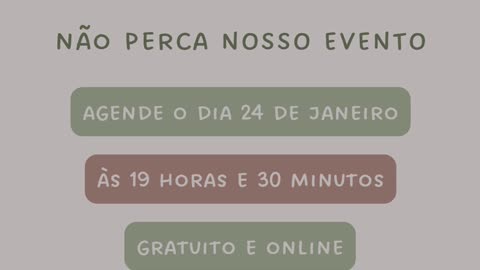 ALCANCE O CORPO DOS SEUS SONHOS | 24/01 19H30 | 100% GRATUITO E ONLINE