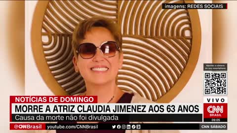 Morre a atriz Claudia Jimenez aos 63 anos | CNN SÁBADO