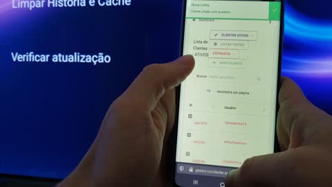 Veja como gerar um teste P2P no painel